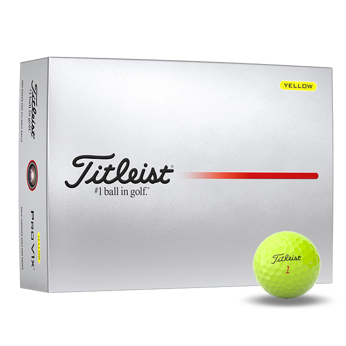 12 Balles de golf Pro V1X Yellow 2025