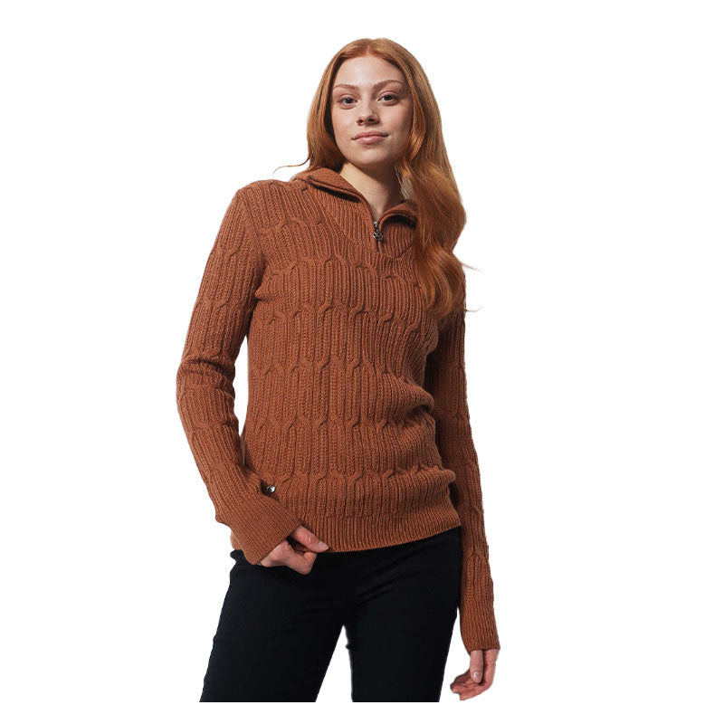 Pull Olivet Doublé Brown Cinnamon Femme
