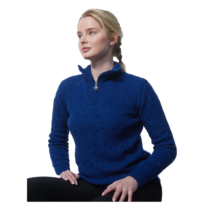 Pull Olivet Doublé Blue Spectrum Femme