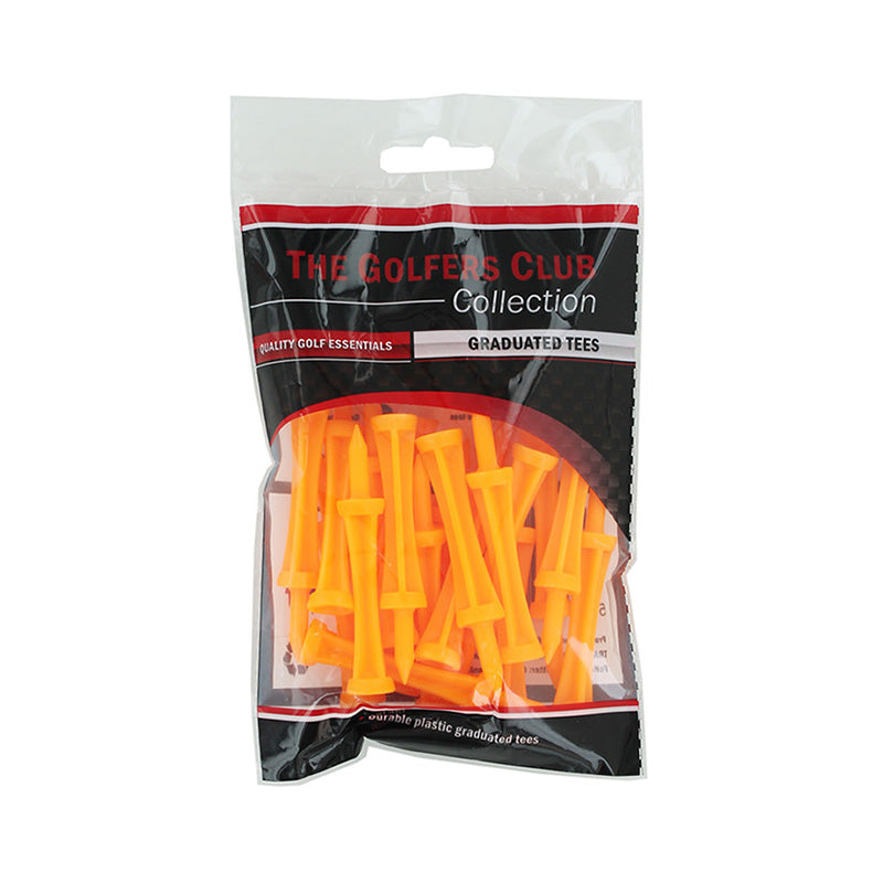 20 Tees etage Neon Orange 50mm Plastique