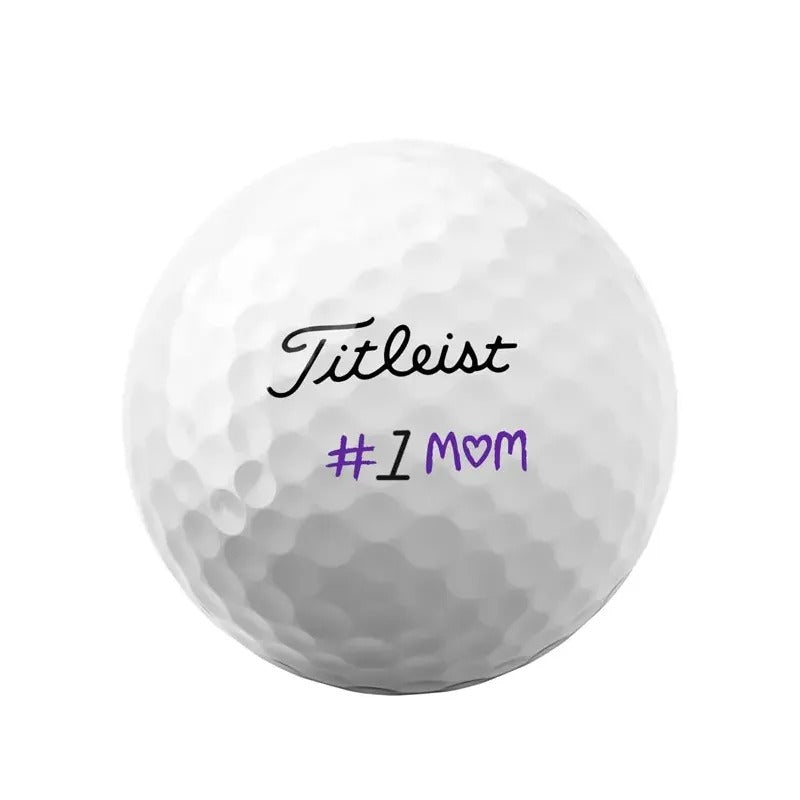 6 Balles de golf Pro V1 + Pochette Fête des Mères