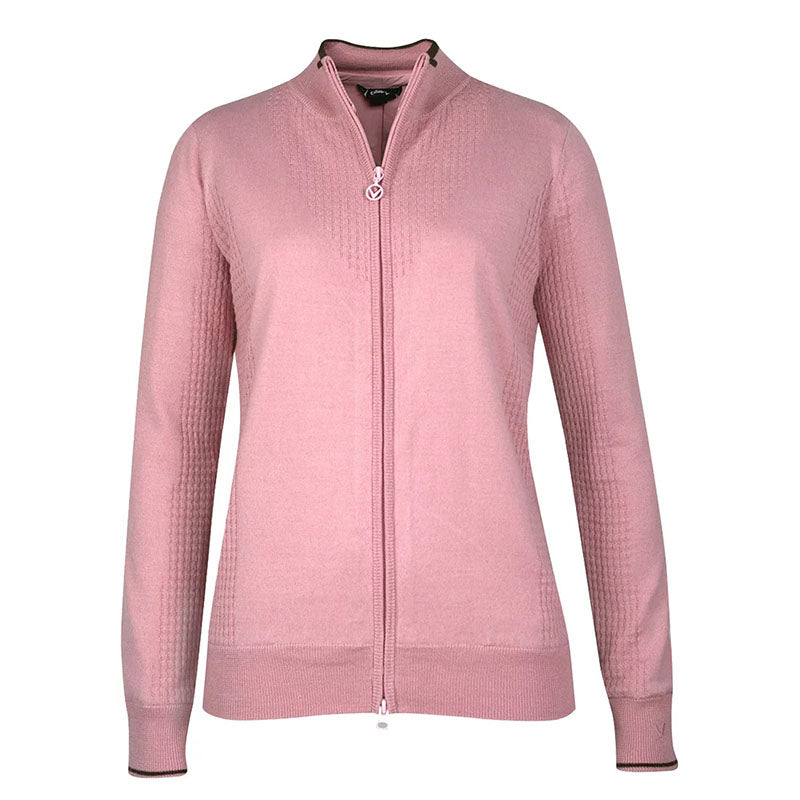 Coupe Vent Full-Zip Sweater Pink Femme