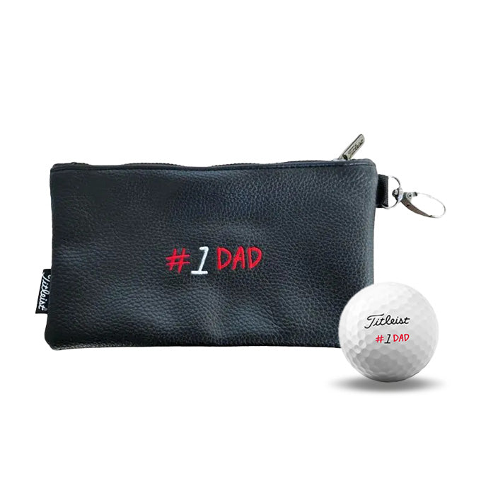 6 Balles de golf Pro V1 + Pochette Fête des Pères