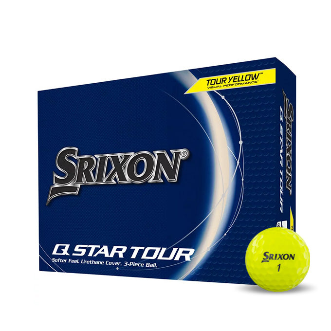 12 Balles de golf Q Star Tour 5 Yellow