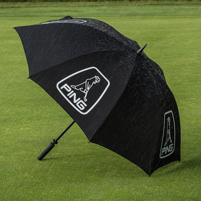 Parapluie Single Canopy Black White 62" (157cm)