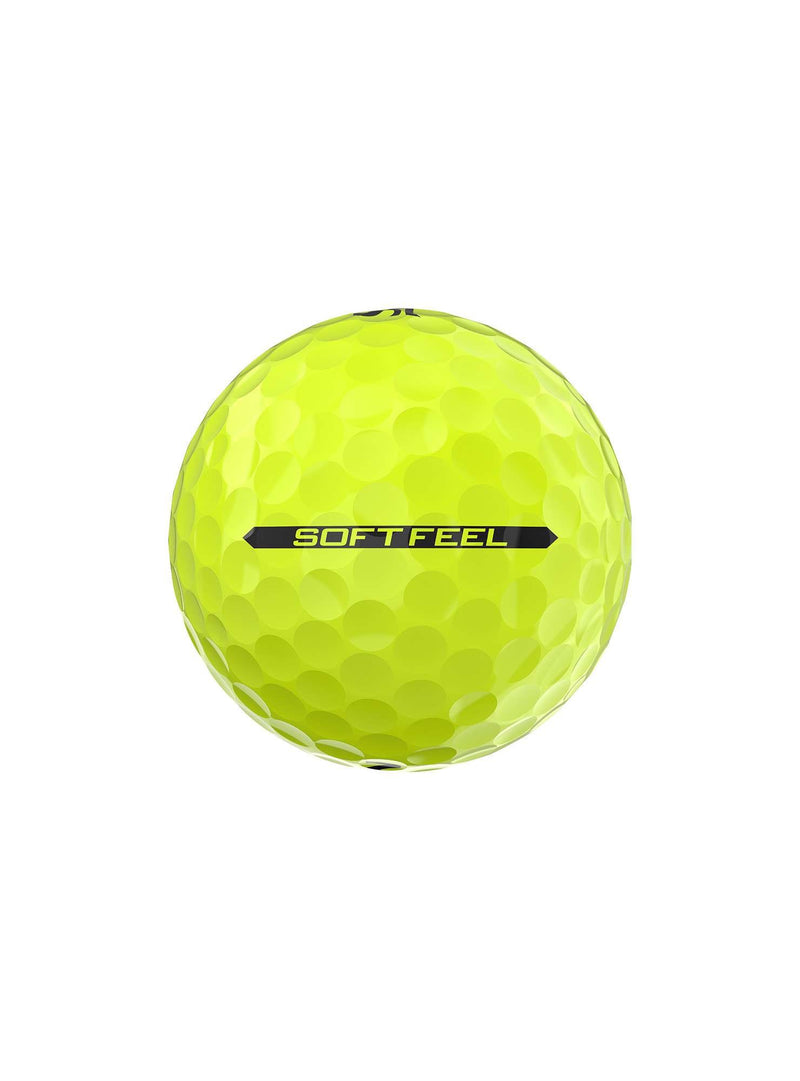 12 Balles de golf Soft Feel Yellow