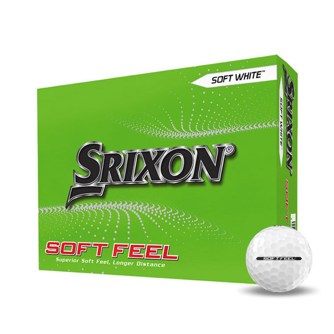 12 Balles de golf Soft Feel White