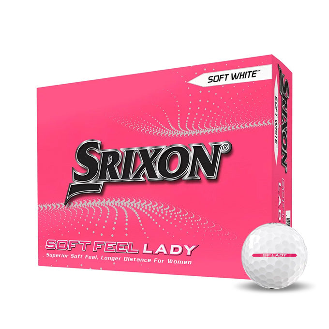 12 Balles de golf Soft Feel Lady White