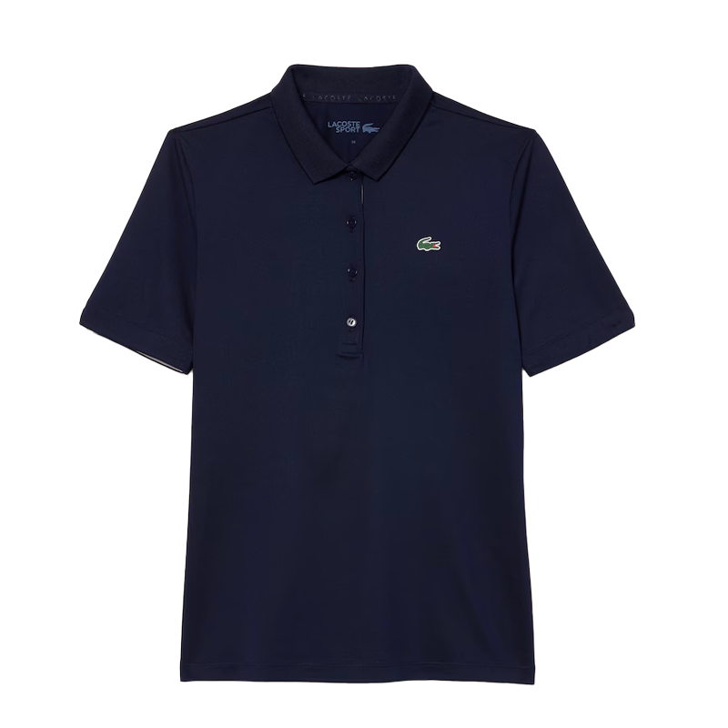 Polo Slim Fit Protection UV Bleu Femme