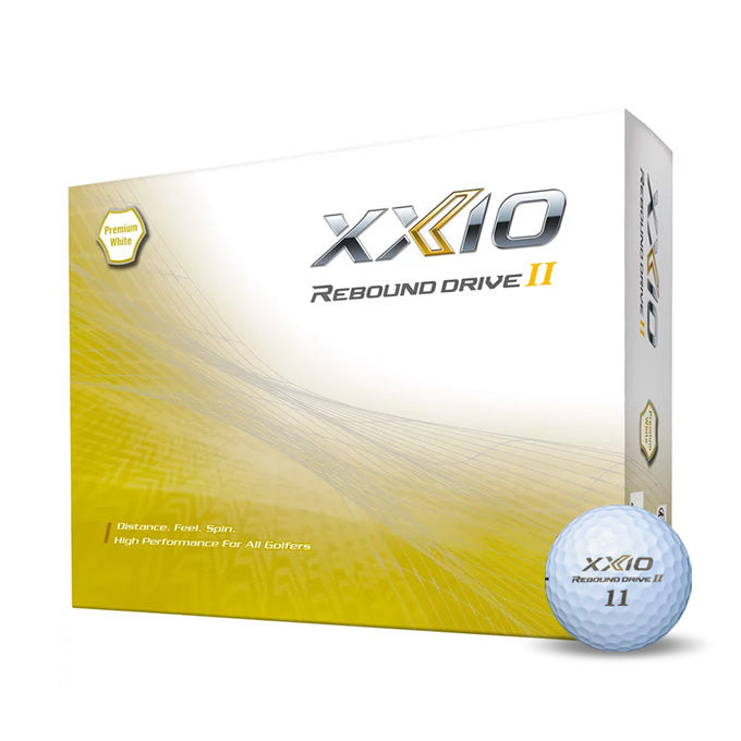 12 Balles de golf Rebound Drive 2 Premium White
