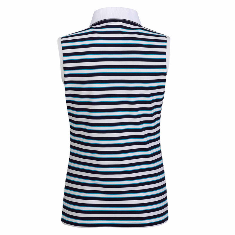 Polo SM Rayé 6331421E1 Blanc/100 Femme
