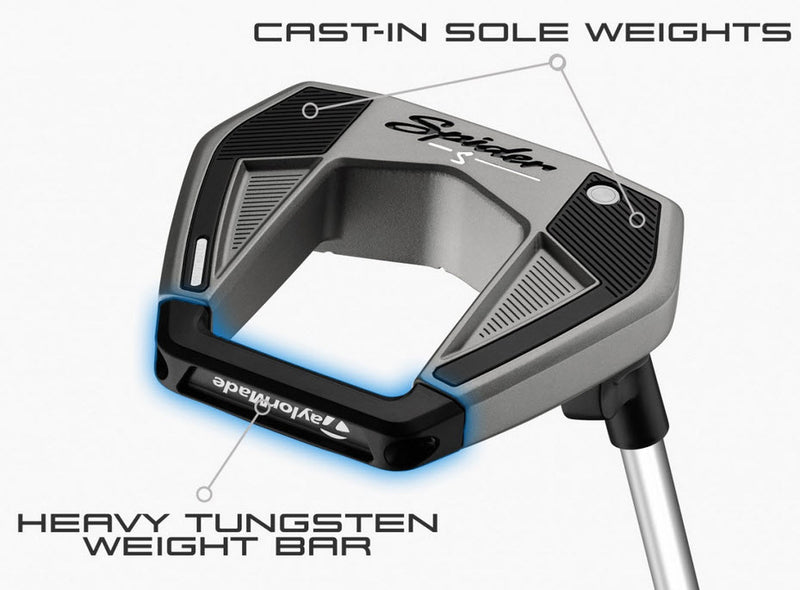 Putter Spider S Platinium White L Neck | Droitier