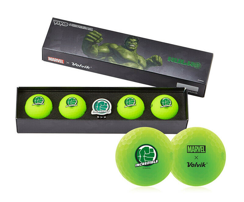 Coffret 4 Balles Vivid Marvel Hulk
