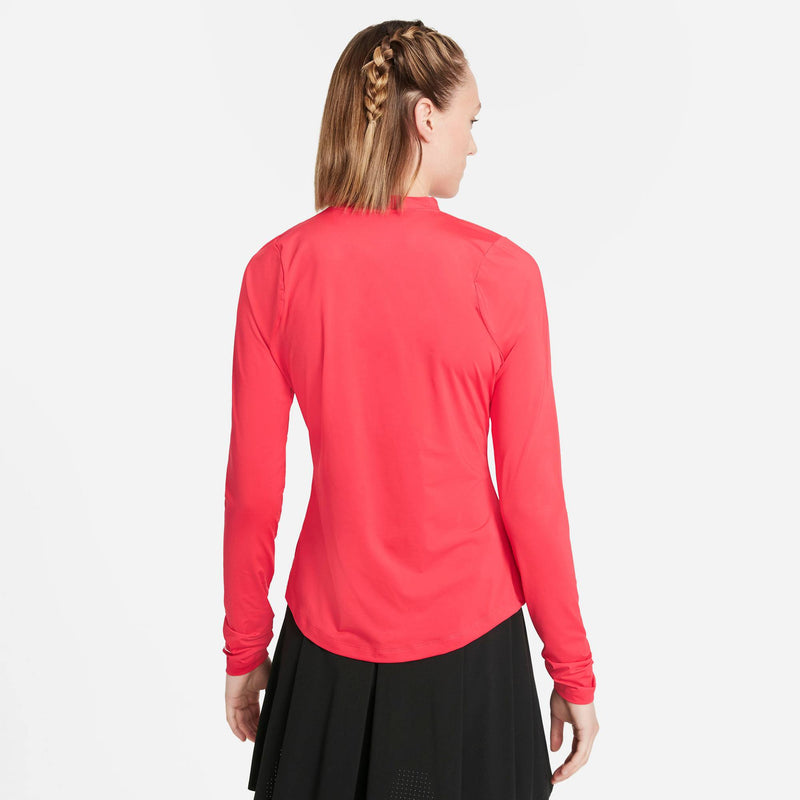 Polo ML Dri Fit UV Victory DA3173Rouge Femme