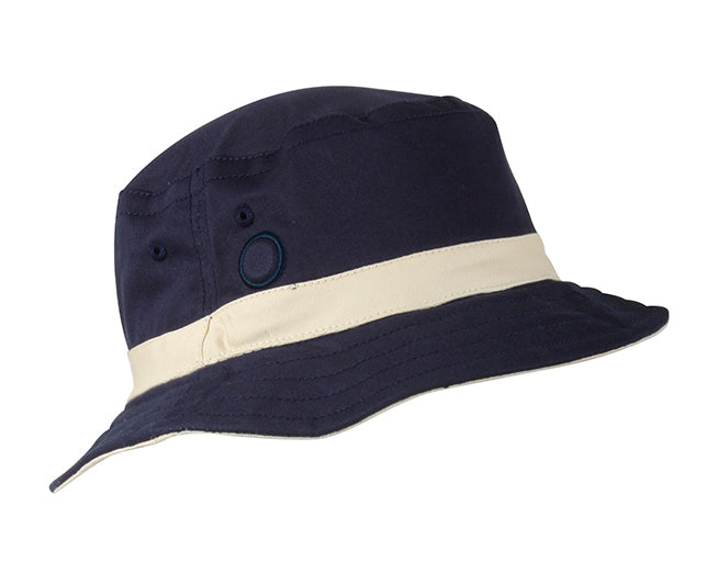 Bob Coton Coolmax Marine/Beige Mixte