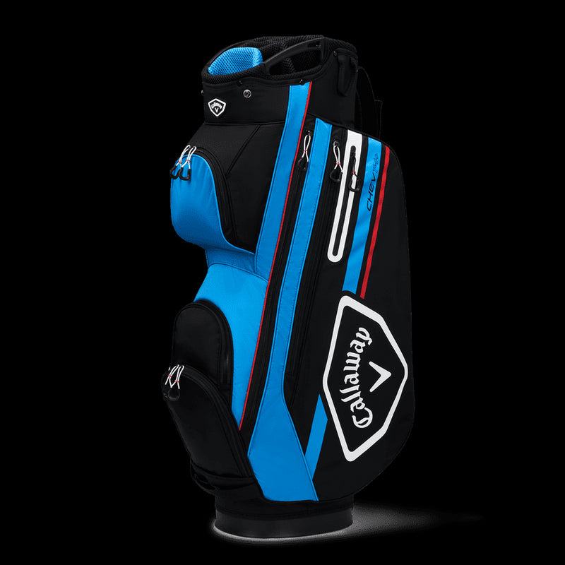 Sac Chariot Chev 14+ Noir/Cyan