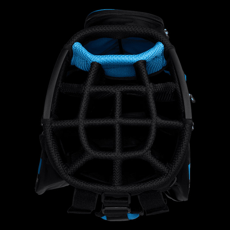 Sac Chariot Chev 14+ Noir/Cyan
