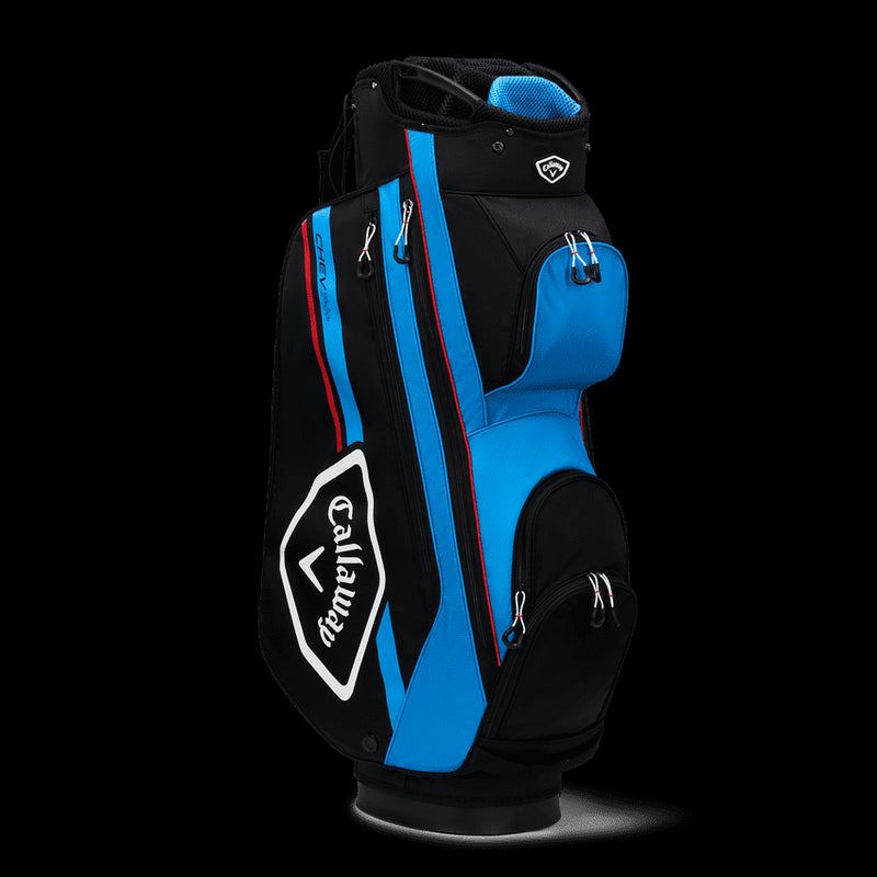 Sac Chariot Chev 14+ Noir/Cyan