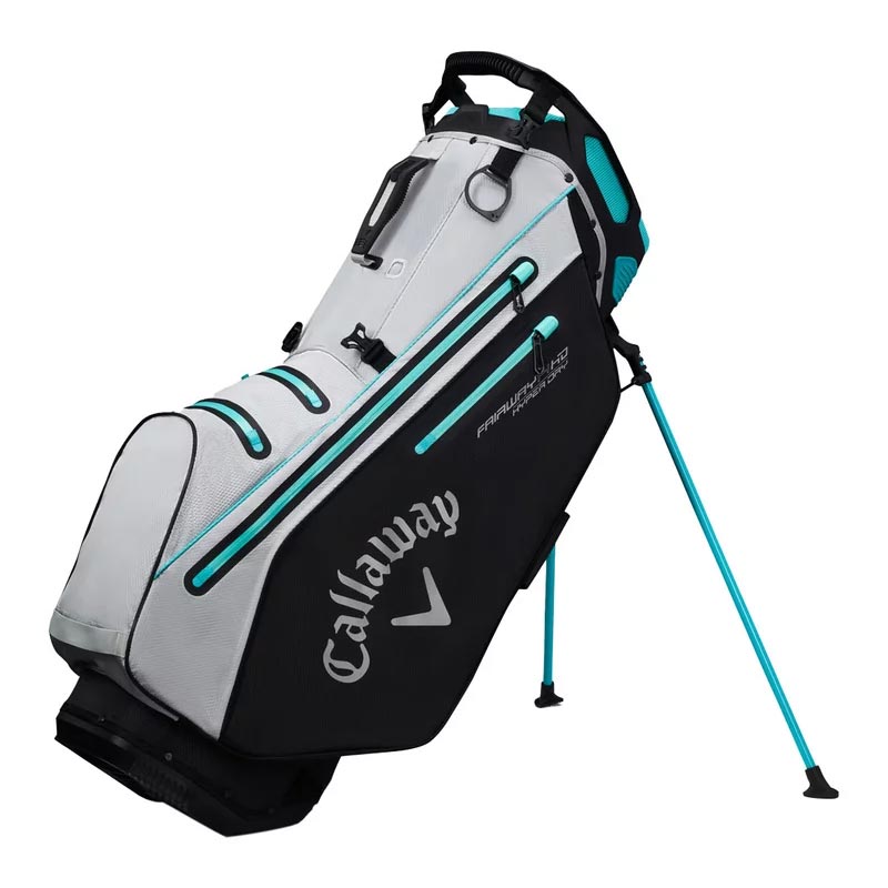 Sac Trépied Fairway 14 HD Stand Bag Silver Black Green