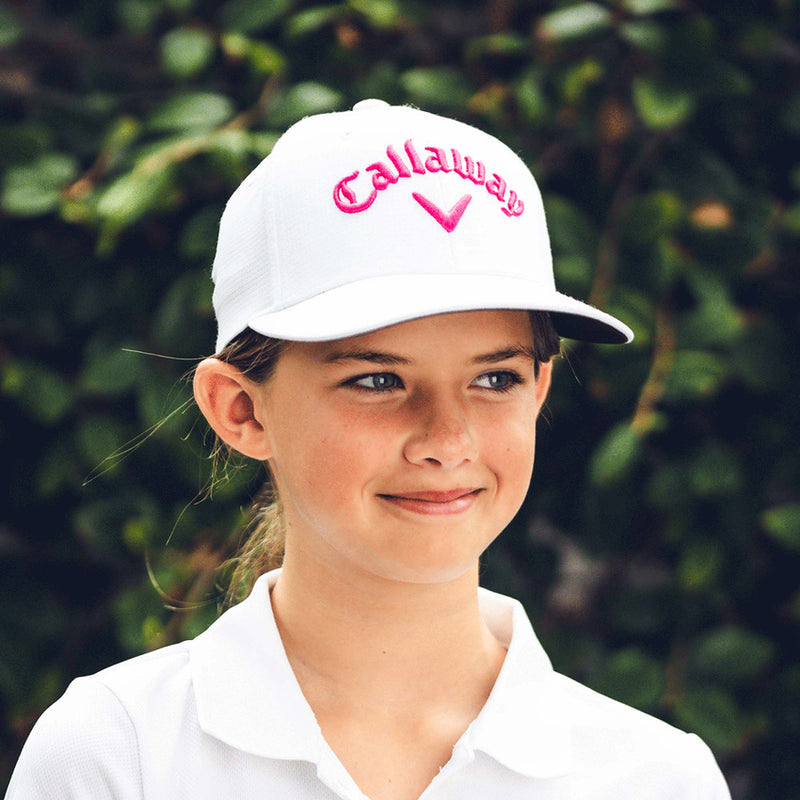 Casquette Tour Junior White Pink