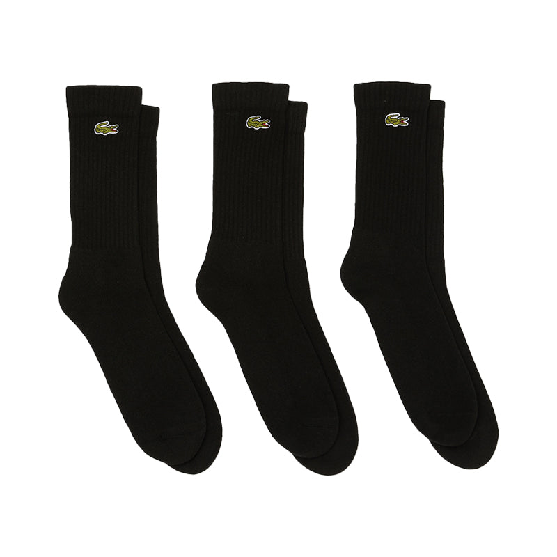 3 Paires de Chaussettes Montantes  Noir Homme