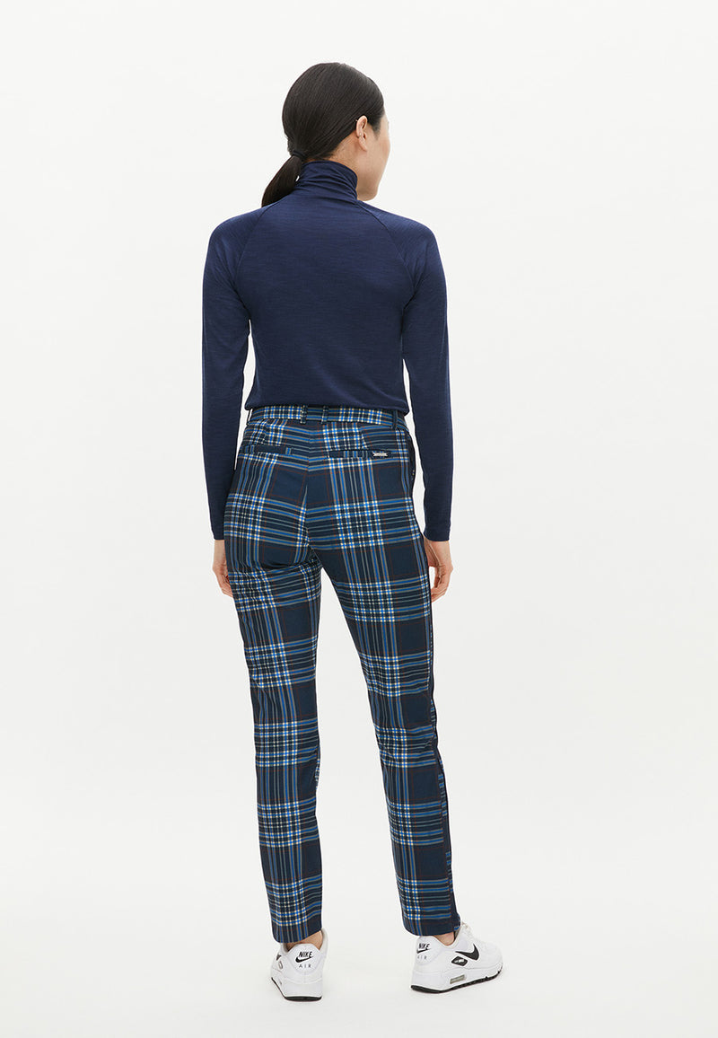 Pantalon Lexi 110739 Navy Check H3 Femme