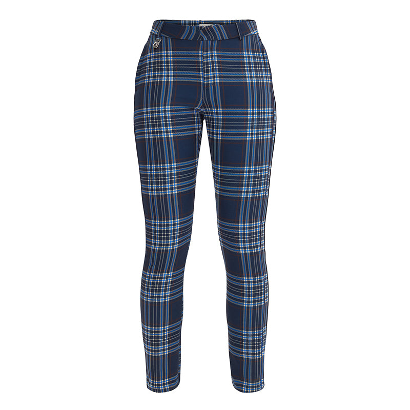 Pantalon Lexi 110739 Navy Check H3 Femme