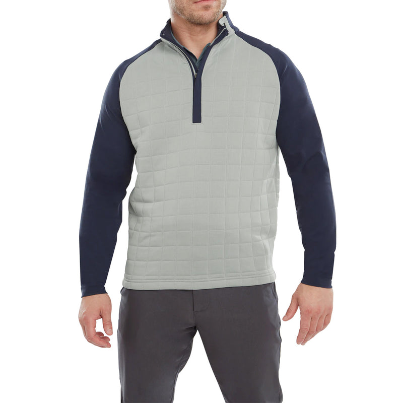 Pull Chill Out XP FJ Jacquard Matelassé 88837 H3 Gris/Marine Homme