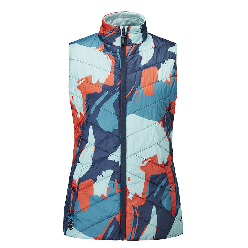 Veste sans manches réversible Cece P93576 H3 Navy Multi/NMA Femme