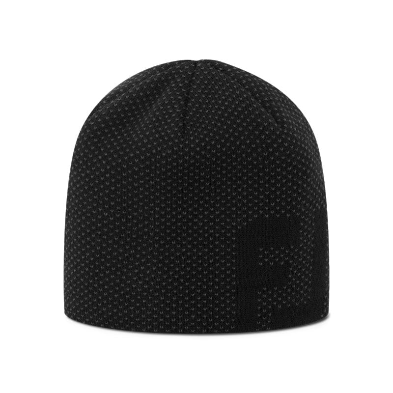 Bonnet en maille H Black Mixte