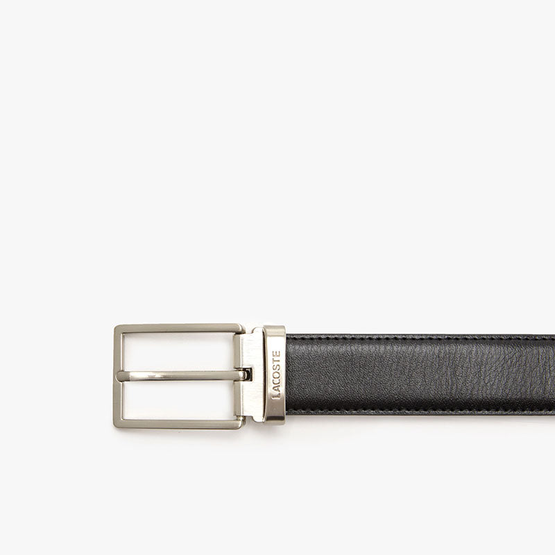 Ceinture en cuir Noir Marine Homme