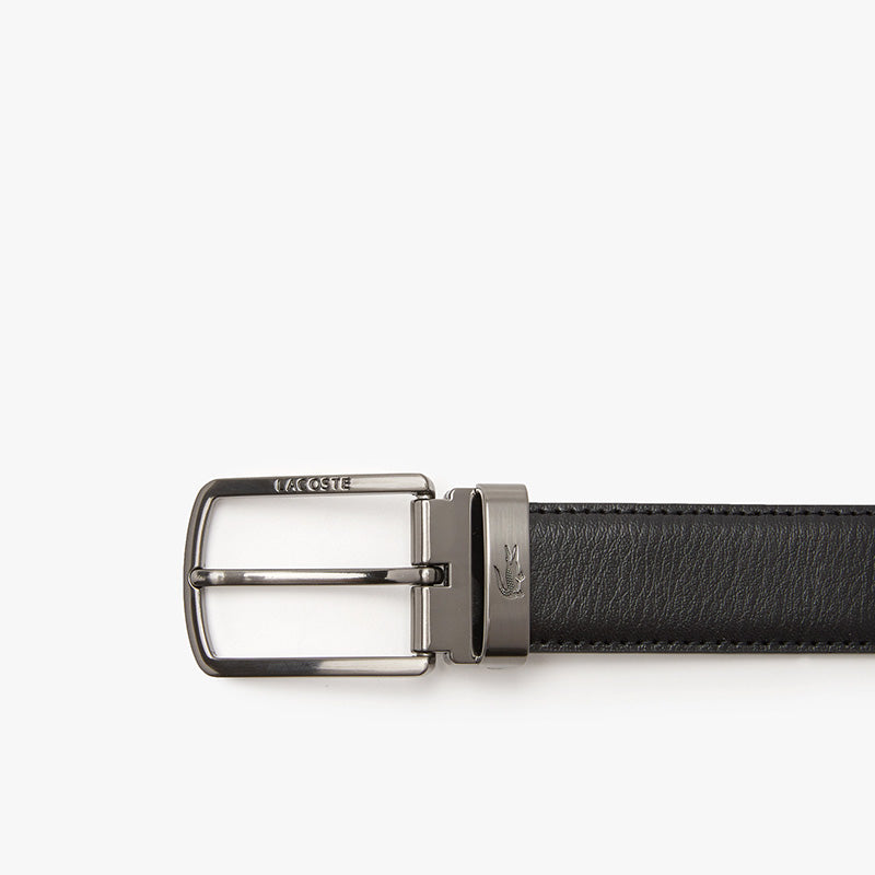 Ceinture en cuir Noir Marine Homme