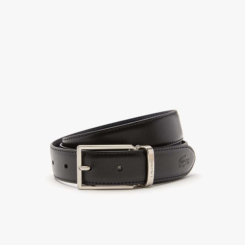 Ceinture en cuir  Noir Marine Homme