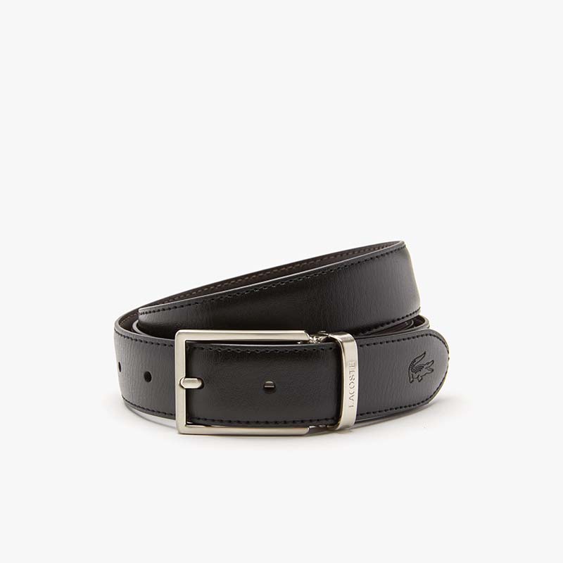 Ceinture en cuir Noir Marron Homme