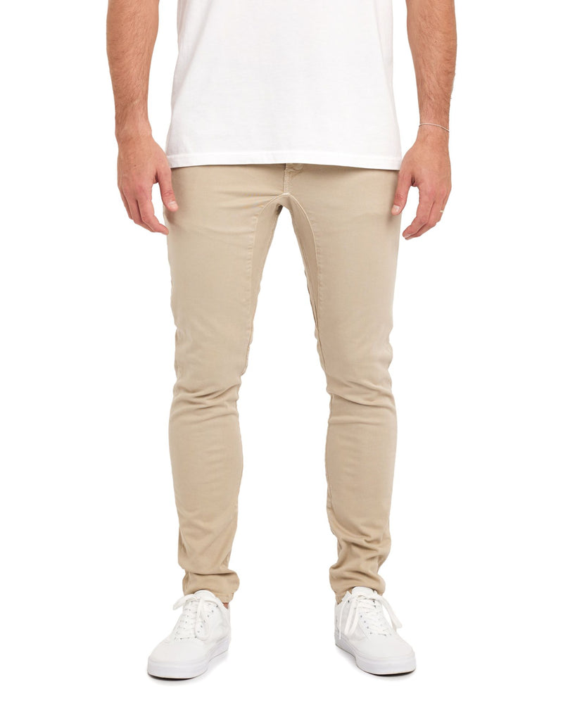 Pantalon Dening Chino Cream Homme
