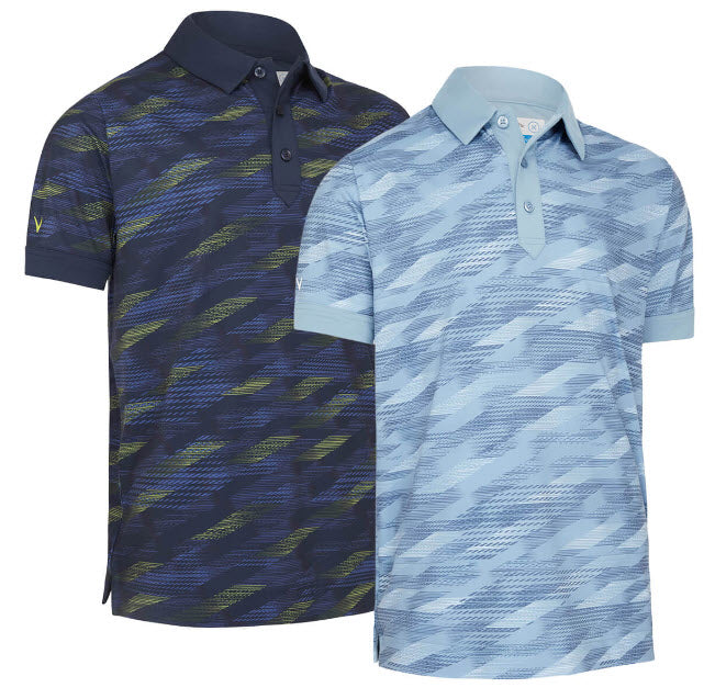Polo X-Series All Over Active Textured Faded Denim Homme