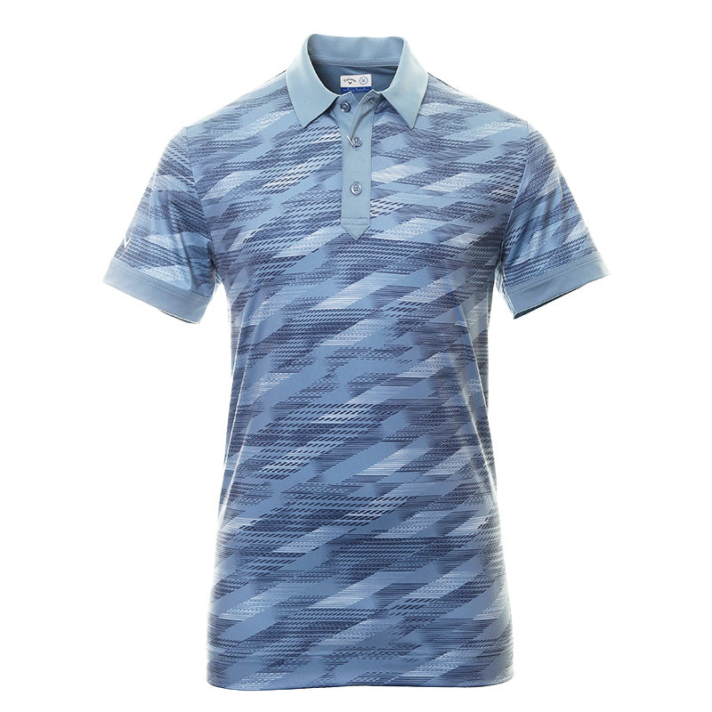 Polo X-Series All Over Active Textured Faded Denim Homme