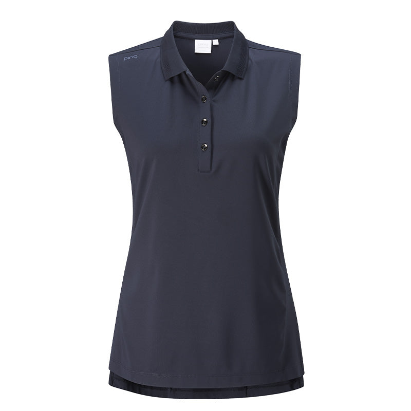 Polo sans manches Solene Navy/N125 Femme