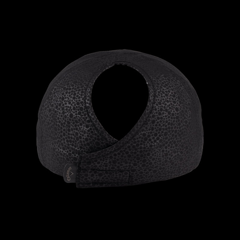 Casquette High Tail Black Metalic Femme