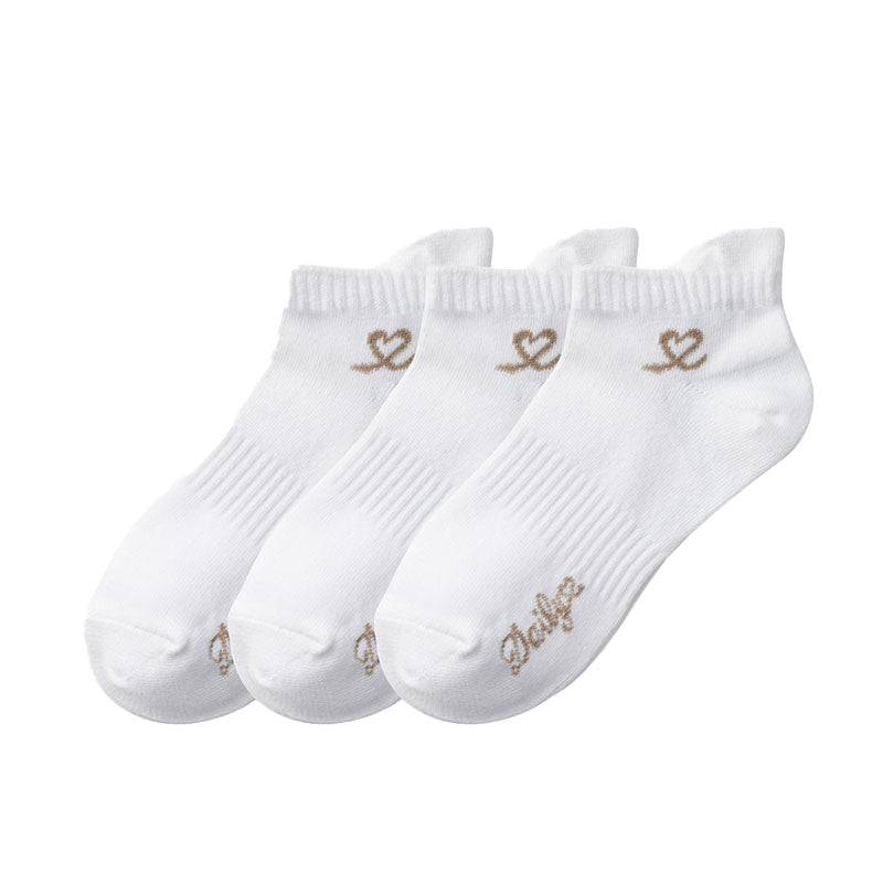 3 Paires de Socquettes Marlene Blanc 001 Femme