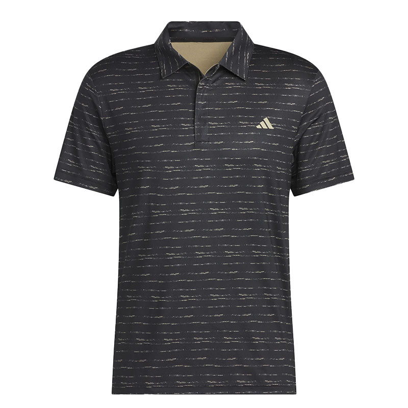 Polo Stripe Black Homme