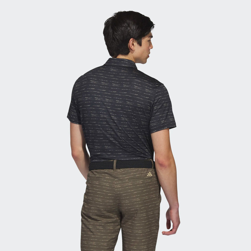Polo Stripe Black Homme