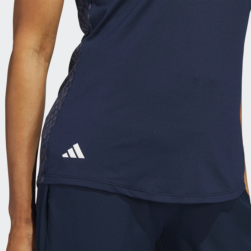 Polo sans manches Ultimate365 Navy Femme