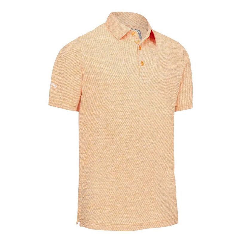 Polo Heathered Jacquard Bird of Paradise Homme