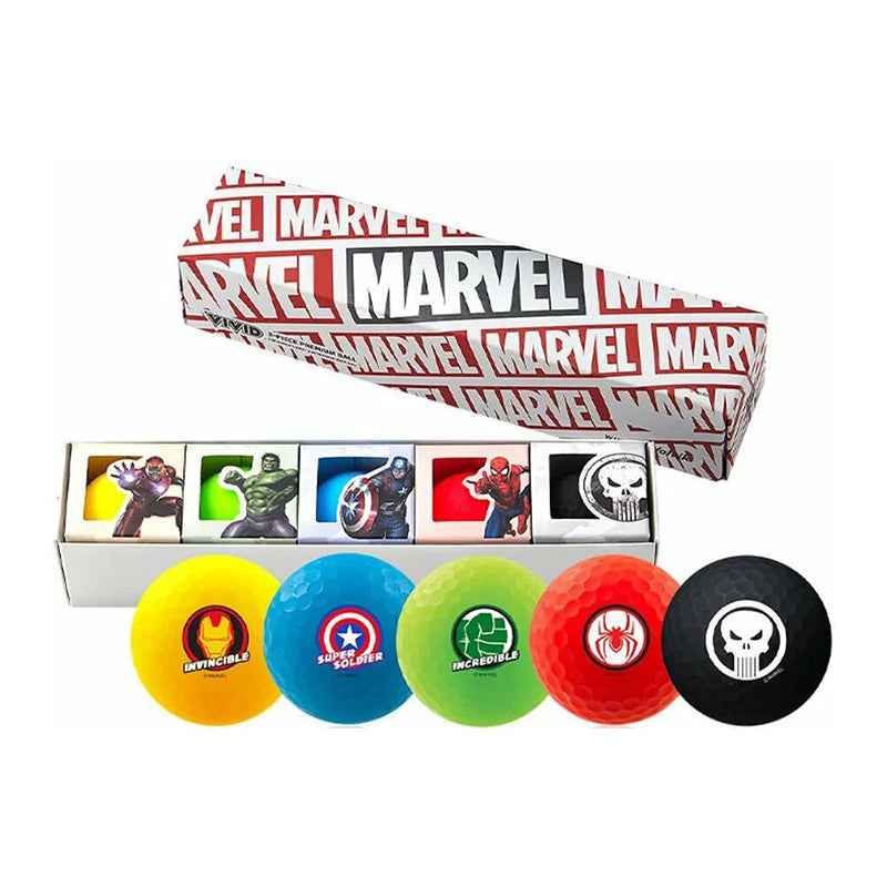 Coffret 5 Balles Vivid Marvel Super Heros