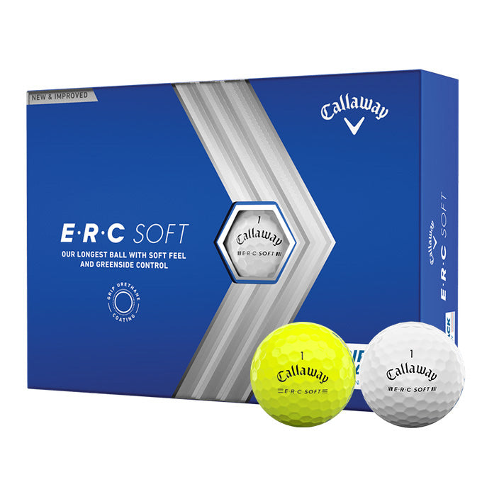 12 Balles de golf ERC Soft Triple Track