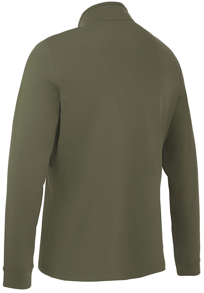 Pull Aquapel Mixed Media 1/4 Zip Black Lichen Homme