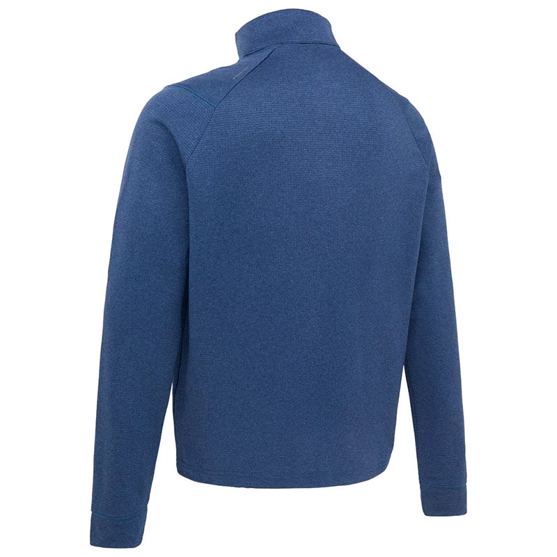 Pull Waffle 1/4 Zip Dark Navy Heather Homme