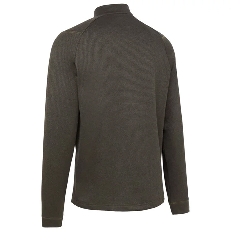 Pull Waffle 1/4 Zip Lichen Heather Homme