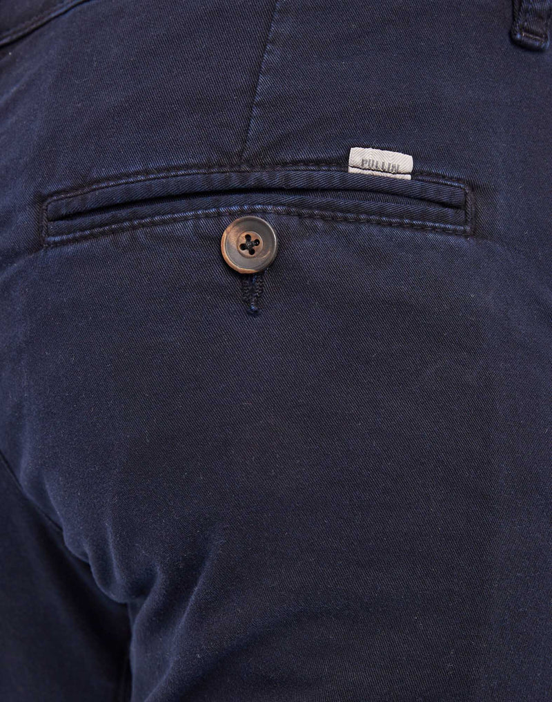 Bermuda Dening Chino Indigo Homme